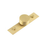 Frelan Sturt Cupboard Knobs 40mm Stepped Satin Brass