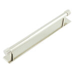 Frelan Hoxton Sturt Cabinet Handles 224mm Ctrs Plain Backplate Polished Nickel