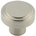 Frelan Cropley Cupboard Knobs 30mm Satin Nickel