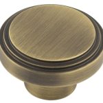 Frelan Cropley Cupboard Knobs 40mm Antique Brass
