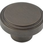 Frelan Cropley Cupboard Knobs 40mm Dark Bronze