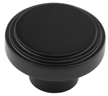 Frelan Cropley Cupboard Knobs 40mm Black