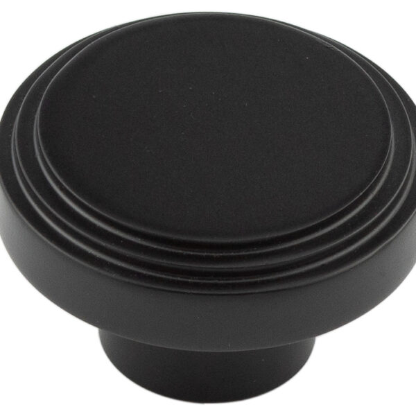 Frelan Cropley Cupboard Knobs 40mm Black