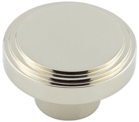 Frelan Cropley Cupboard Knobs 40mm Polished Nickel