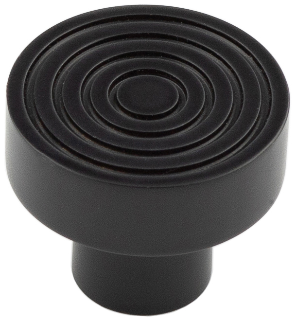 hox1130mb.jpg Frelan Murray Cupboard Knobs 30mm Black - Image 1