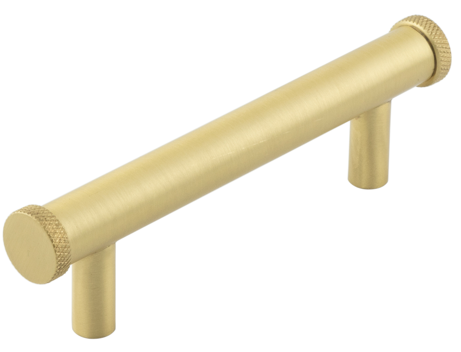hox150sb.jpg Frelan Hoxton Wenlock Cabinet Handles 96mm Ctrs Satin Brass - Image 1