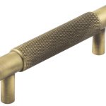 Frelan Hoxton Taplow Cabinet Handles 96mm Ctrs Antique Brass