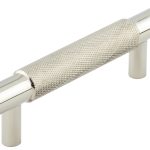 Frelan Hoxton Taplow Cabinet Handles 96mm Ctrs Polished Nickel