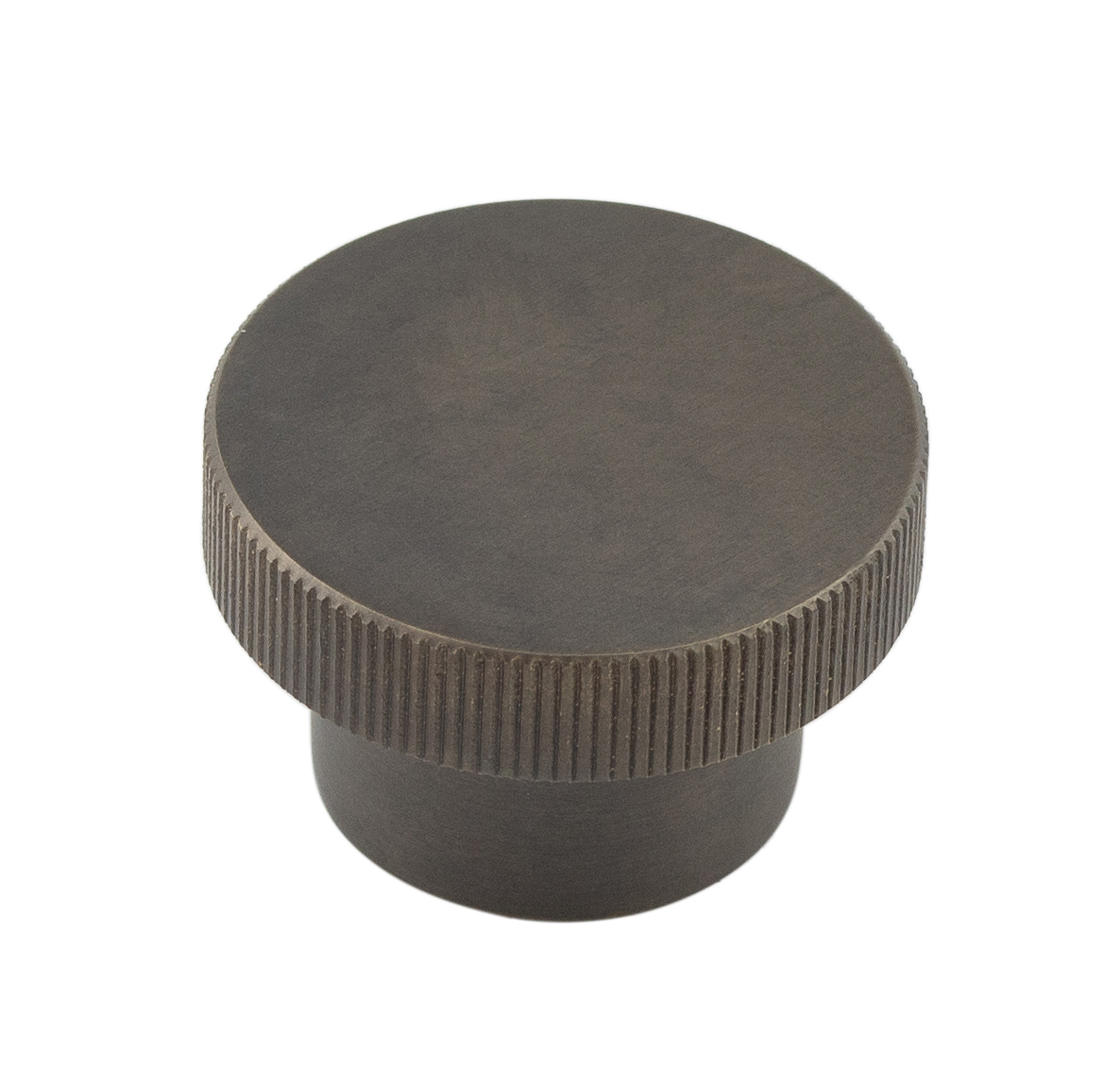 hox240db.jpg Frelan Thaxted Cupboard Knobs 40mm Dark Bronze - Image 1