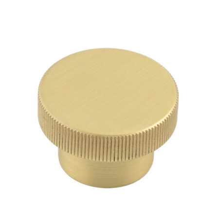 Frelan Thaxted Cupboard Knobs 40mm Satin Brass