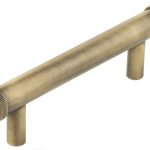 Frelan Hoxton Thaxted Cabinet Handles 96mm Ctrs Antique Brass