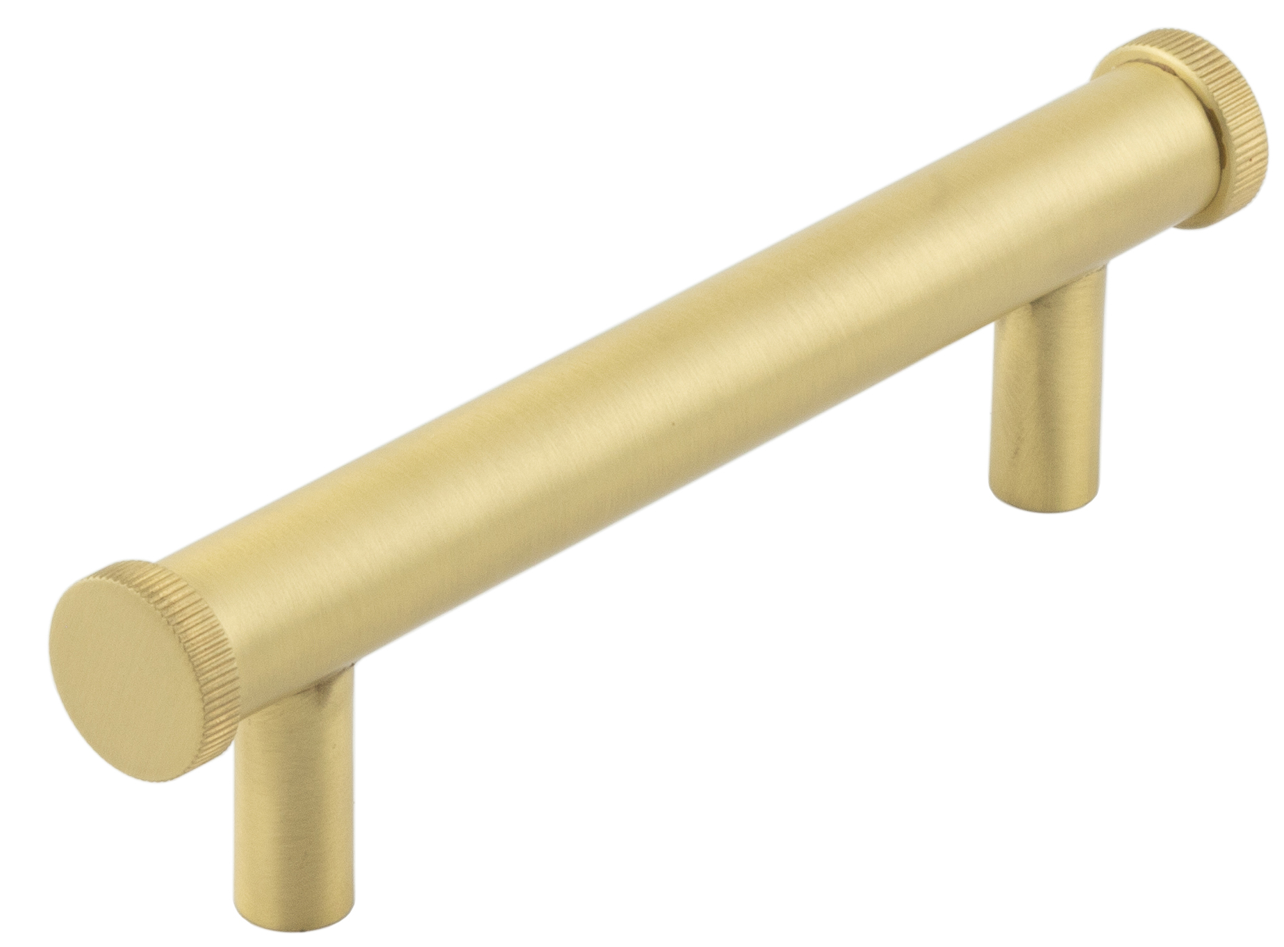 hox250sb.jpg Frelan Hoxton Thaxted Cabinet Handles 96mm Ctrs Satin Brass - Image 1