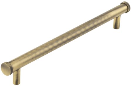 Frelan Hoxton Thaxted Cabinet Handles 224mm Ctrs Antique Brass