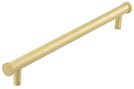 Frelan Hoxton Thaxted Cabinet Handles 224mm Ctrs Satin Brass