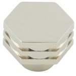 Frelan Nile Cupboard Knobs 30mm Polished Nickel