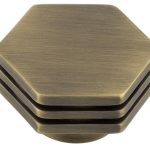 Frelan Nile Cupboard Knobs 40mm Antique Brass