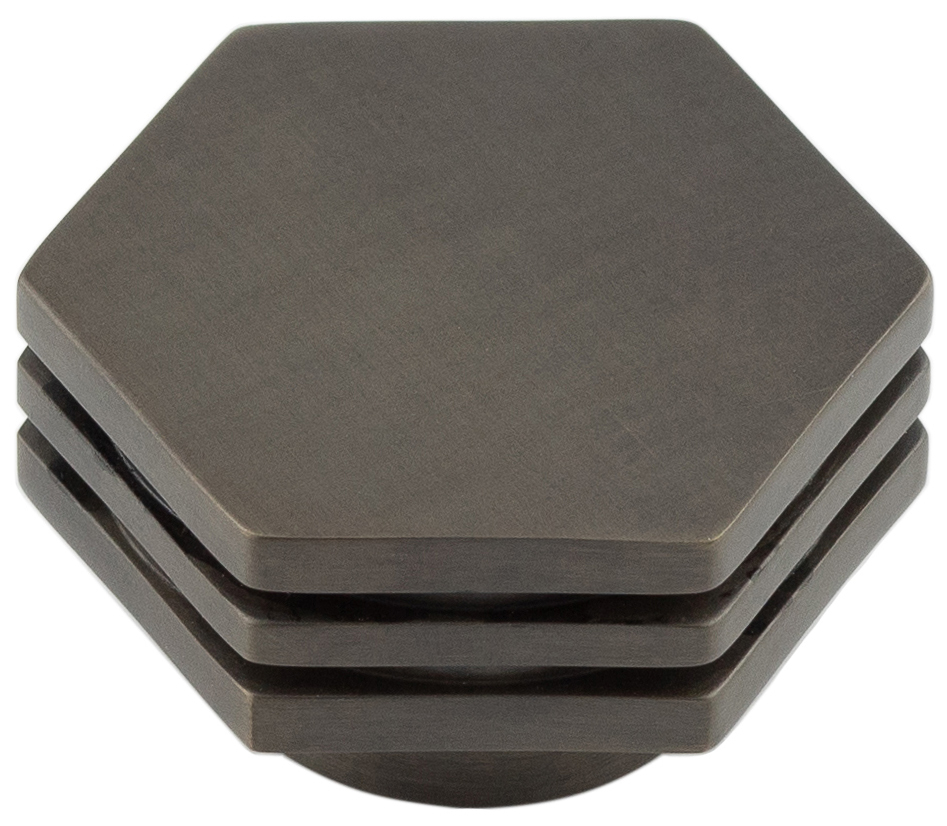 hox340db.jpg Frelan Nile Cupboard Knobs 40mm Dark Bronze - Image 1