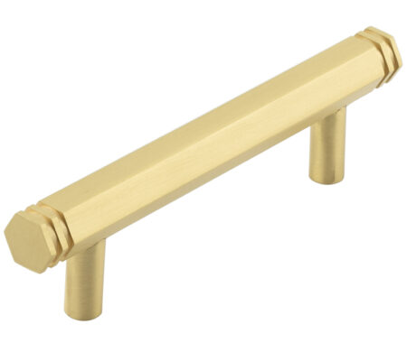 Frelan Hoxton Nile Cabinet Handles 96mm Ctrs Satin Brass