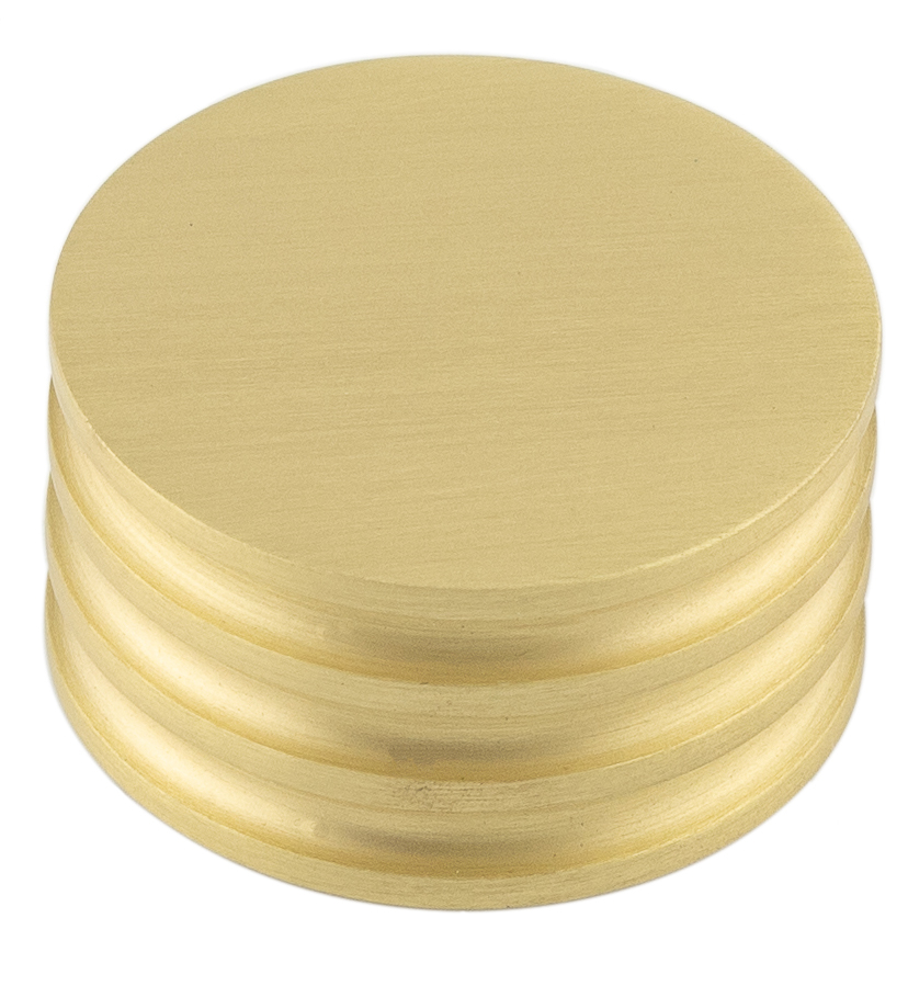 hox440sb.jpg Frelan Sturt Cupboard Knobs 40mm Satin Brass - Image 1