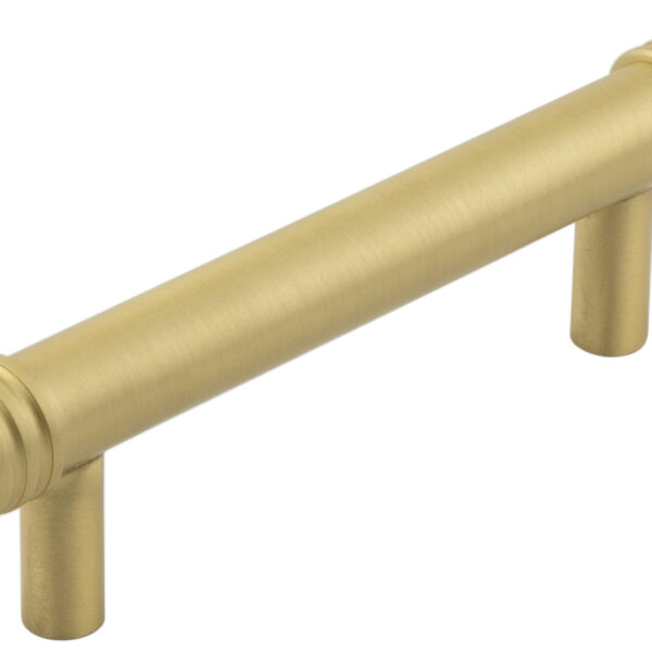 Frelan Hoxton Sturt Cabinet Handles 96mm Ctrs Satin Brass