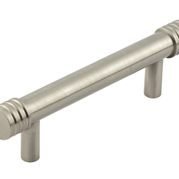 Frelan Hoxton Sturt Cabinet Handles 96mm Ctrs Satin Nickel