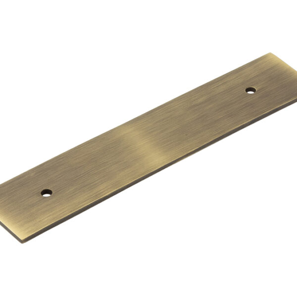 Frelan Hoxton Fanshaw Backplates for Cabinet Handles 140x30mm Antique Brass