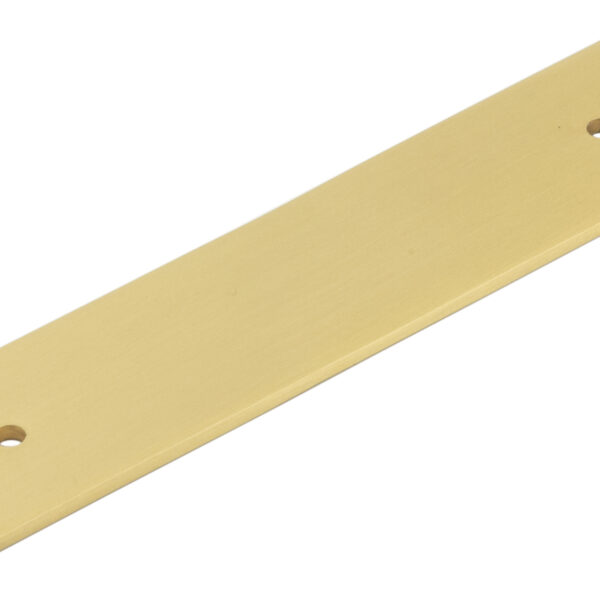 Frelan Hoxton Fanshaw Backplates for Cabinet Handles 140x30mm Satin Brass