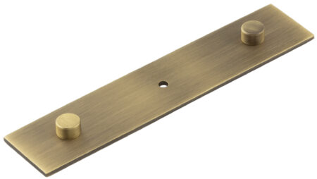 Frelan Fanshaw Backplate for Cupboard Knobs 140x30mm Antique Brass