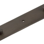 Frelan Fanshaw Backplate for Cupboard Knobs 140x30mm Dark Bronze
