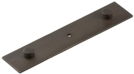 Frelan Fanshaw Backplate for Cupboard Knobs 140x30mm Dark Bronze