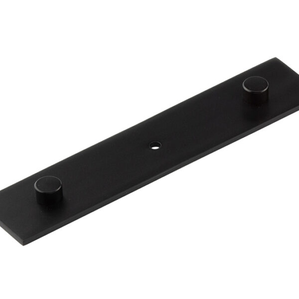 Frelan Fanshaw Backplate for Cupboard Knobs 140x30mm Black