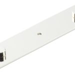 Frelan Fanshaw Backplate for Cupboard Knobs 140x30mm Polished Nickel