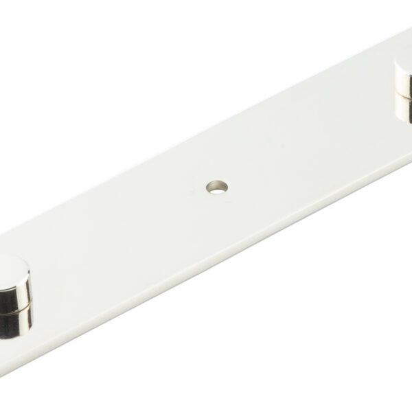 Frelan Fanshaw Backplate for Cupboard Knobs 140x30mm Polished Nickel