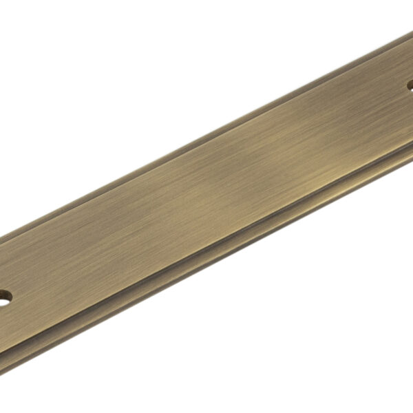Frelan Hoxton Rushton Backplate for Cabinet Handles 140x30mm Antique Brass