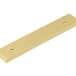 Frelan Hoxton Rushton Backplate for Cabinet Handles 140x30mm Satin Brass