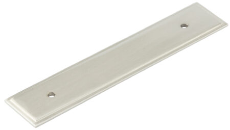 Frelan Hoxton Rushton Backplate for Cabinet Handles 140x30mm Satin Nickel
