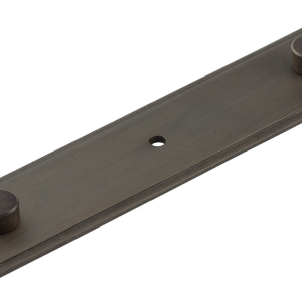 Frelan Rushton Backplate for Cupboard Knobs 140x30mm Dark Bronze