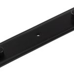 Frelan Rushton Backplate for Cupboard Knobs 140x30mm Black