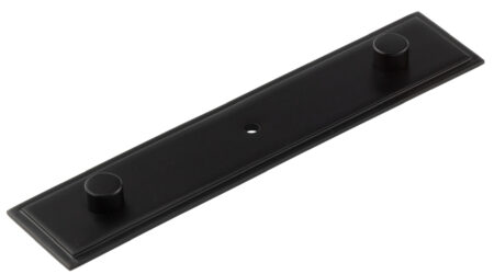 Frelan Rushton Backplate for Cupboard Knobs 140x30mm Black