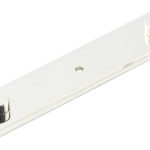 Frelan Rushton Backplate for Cupboard Knobs 140x30mm Polished Nickel