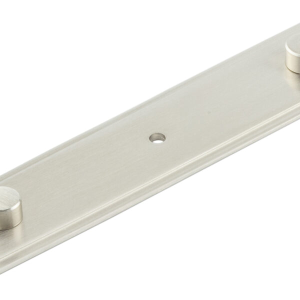 Frelan Rushton Backplate for Cupboard Knobs 140x30mm Satin Nickel