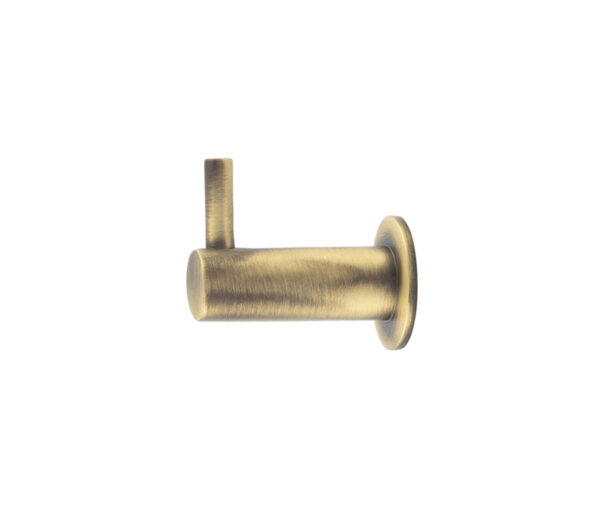 Frelan Hoxton Cupboard Hooks 37mm Antique Brass - 37mm projection