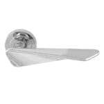 Manital Intona Lever on Round Rose - Polished Chrome (IN5CP)