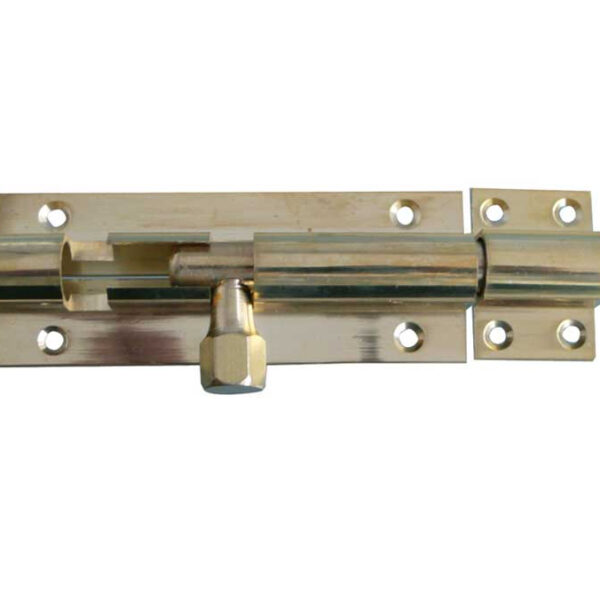 Jedo Brass Straight Barrel Bolts 102x25mm Polished Brass