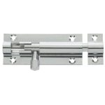 Jedo Brass Straight Barrel Bolts 50x25mm Polished Chrome