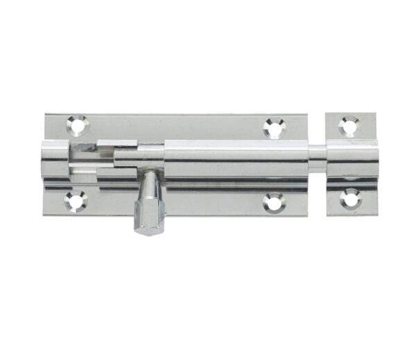 Frelan Jedo Brass Straight Barrel Bolts 64x25mm Polished Chrome