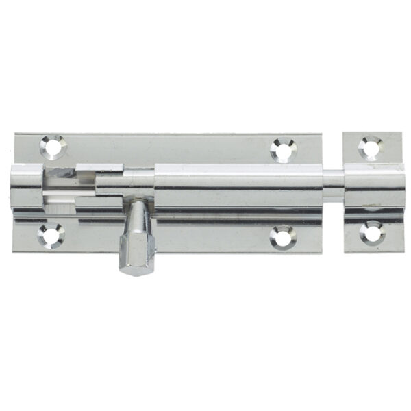Jedo Brass Straight Barrel Bolts 64x25mm Polished Chrome