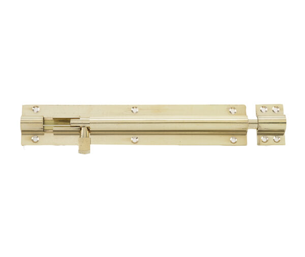 Frelan Jedo Brass Heavy Straight Barrel Bolts 200x38mm Polished Brass