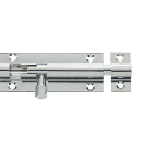 Jedo Brass Heavy Straight Barrel Bolts 102x38mm Polished Chrome