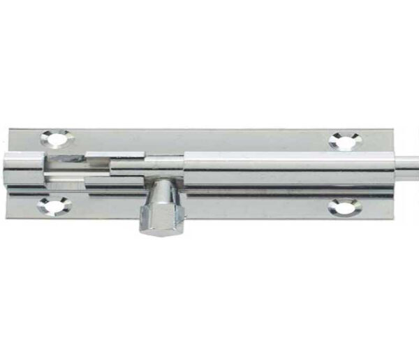 Frelan Jedo Brass Heavy Straight Barrel Bolts 152x38mm Polished Chrome